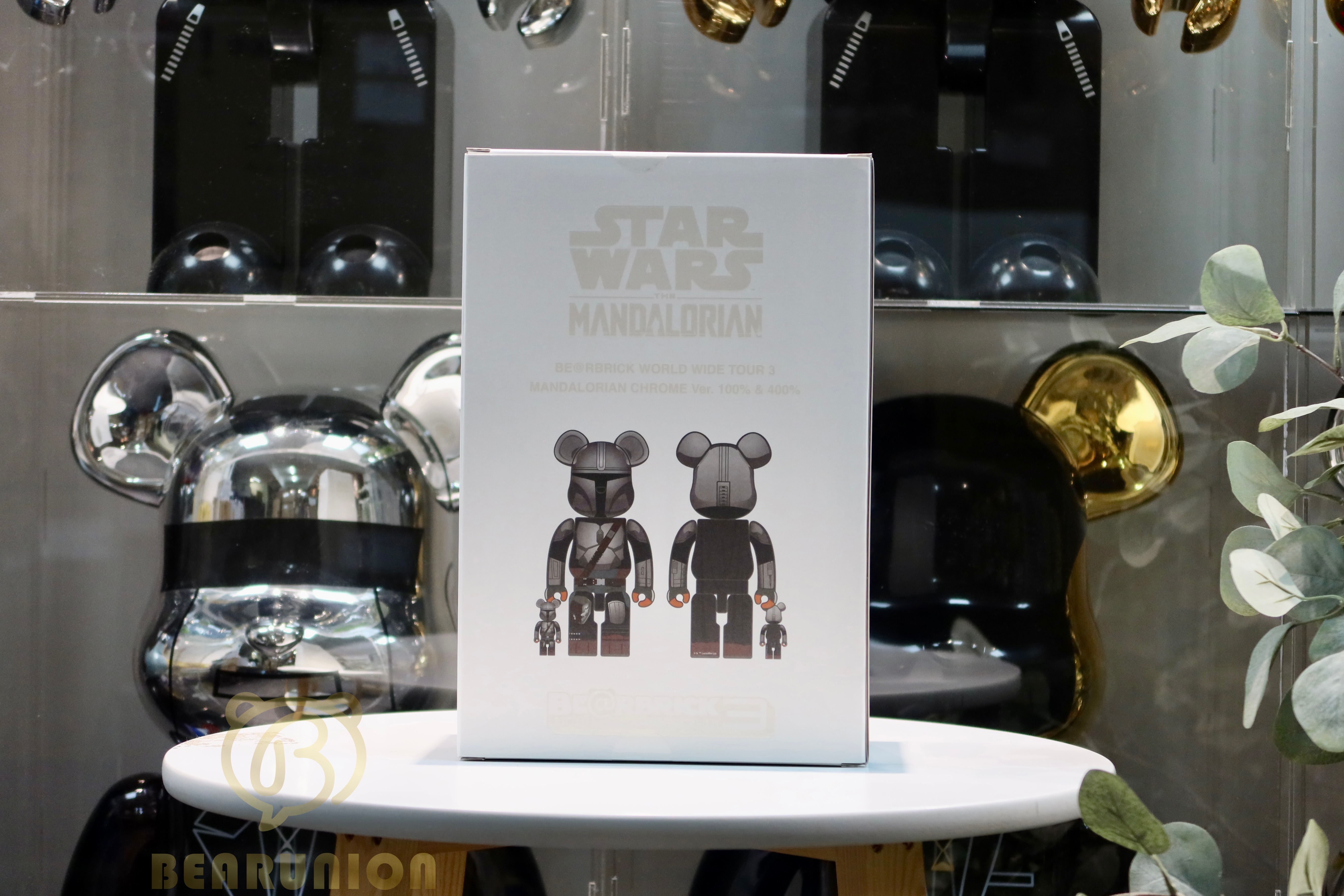 🎏預訂🎏Bearbrick 400% 100% THE MANDALORIANCHROME