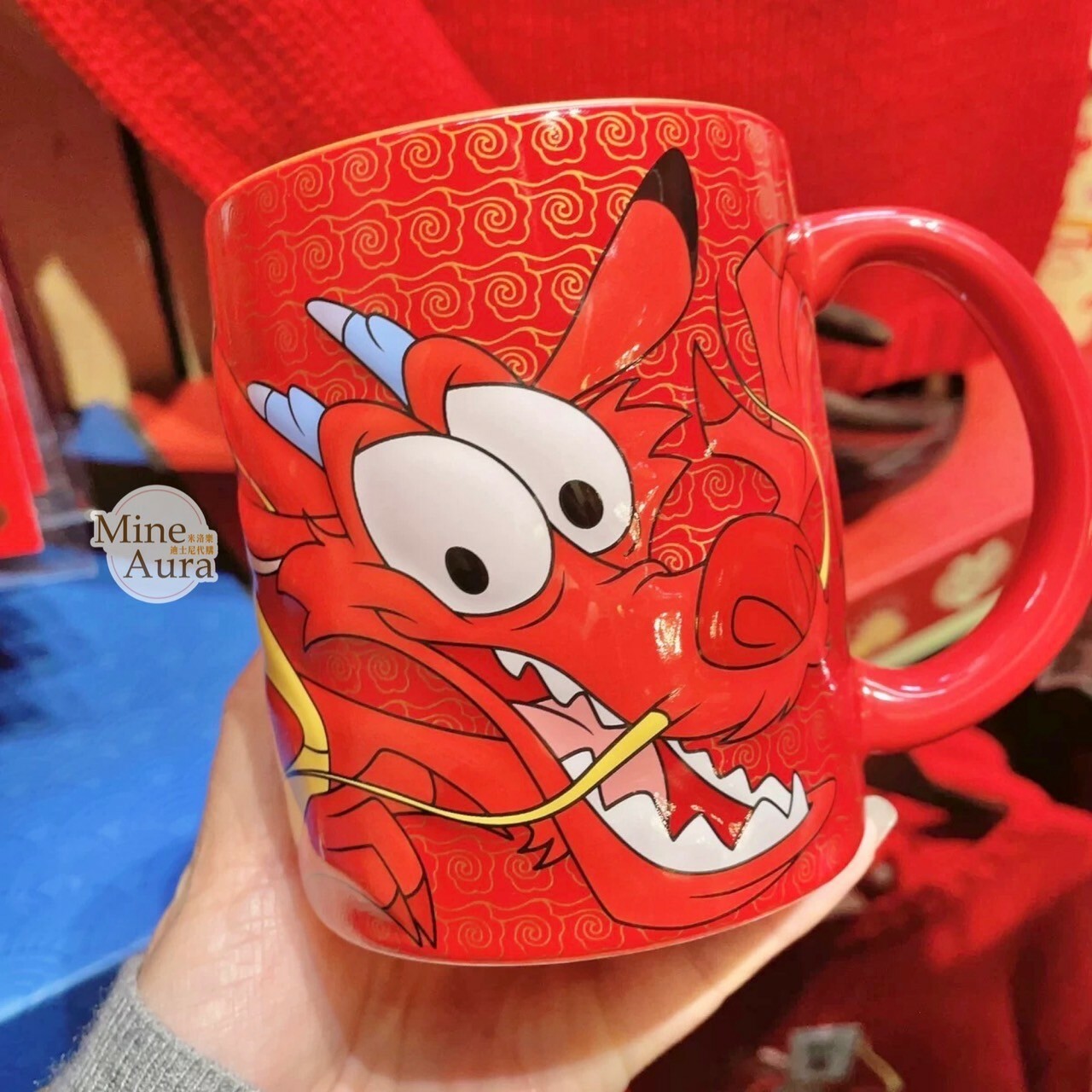(限時特價) 2024 新春限定 木須龍 Mushu 馬克杯 水杯 花木蘭 Mulan -上海迪士尼樂園