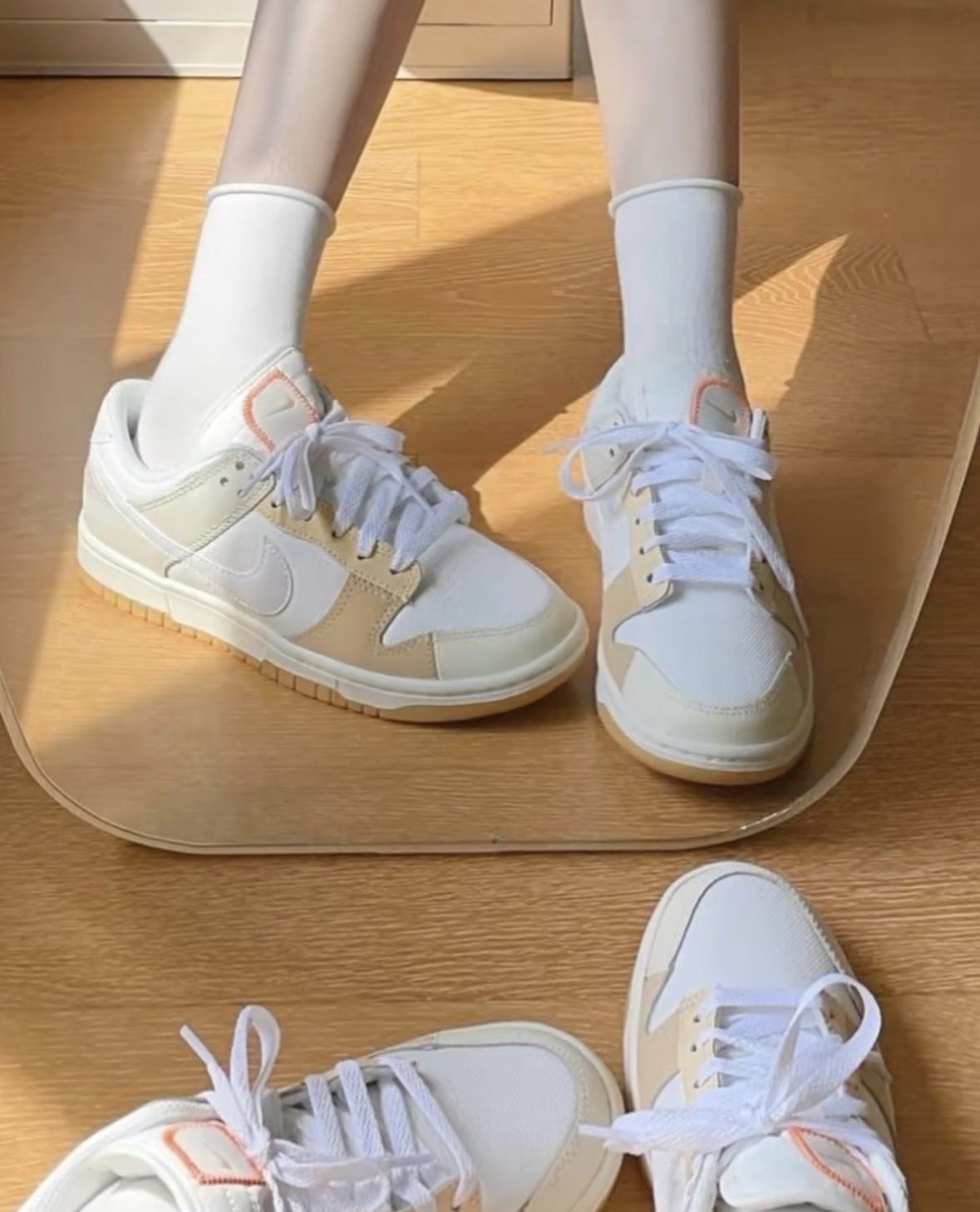 Nike Dunk Low 奶茶拼接 椰奶 拼接 反光 男女款 FJ5475-100/預購