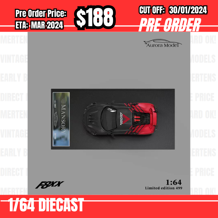 PO-$188 * Aurora Model * 1:64 F8 Tributo Mansory Advan [OD19/01]