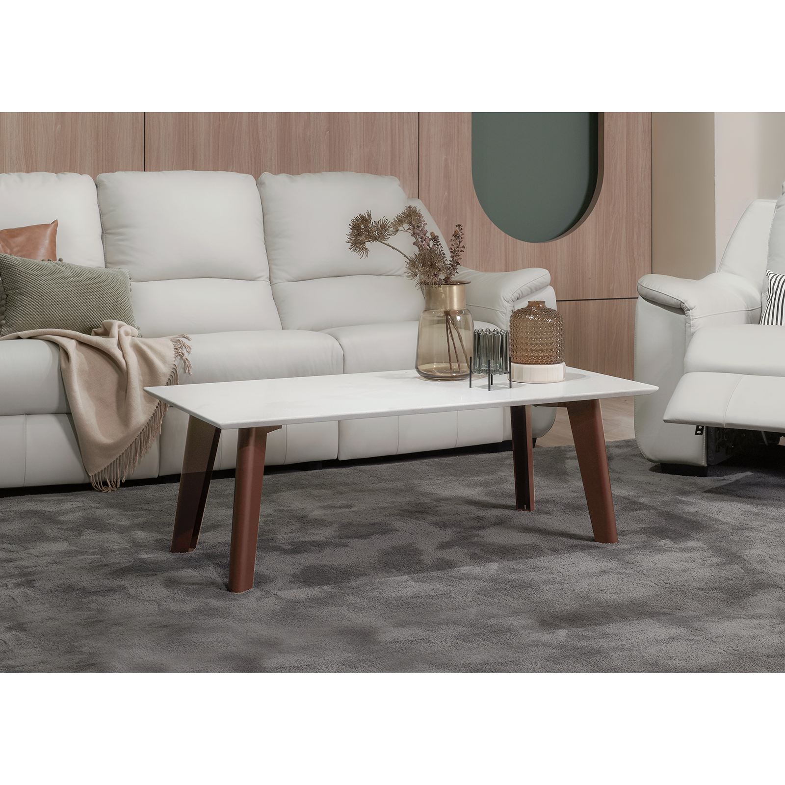 Kay 白石英正方几〔CB342B〕