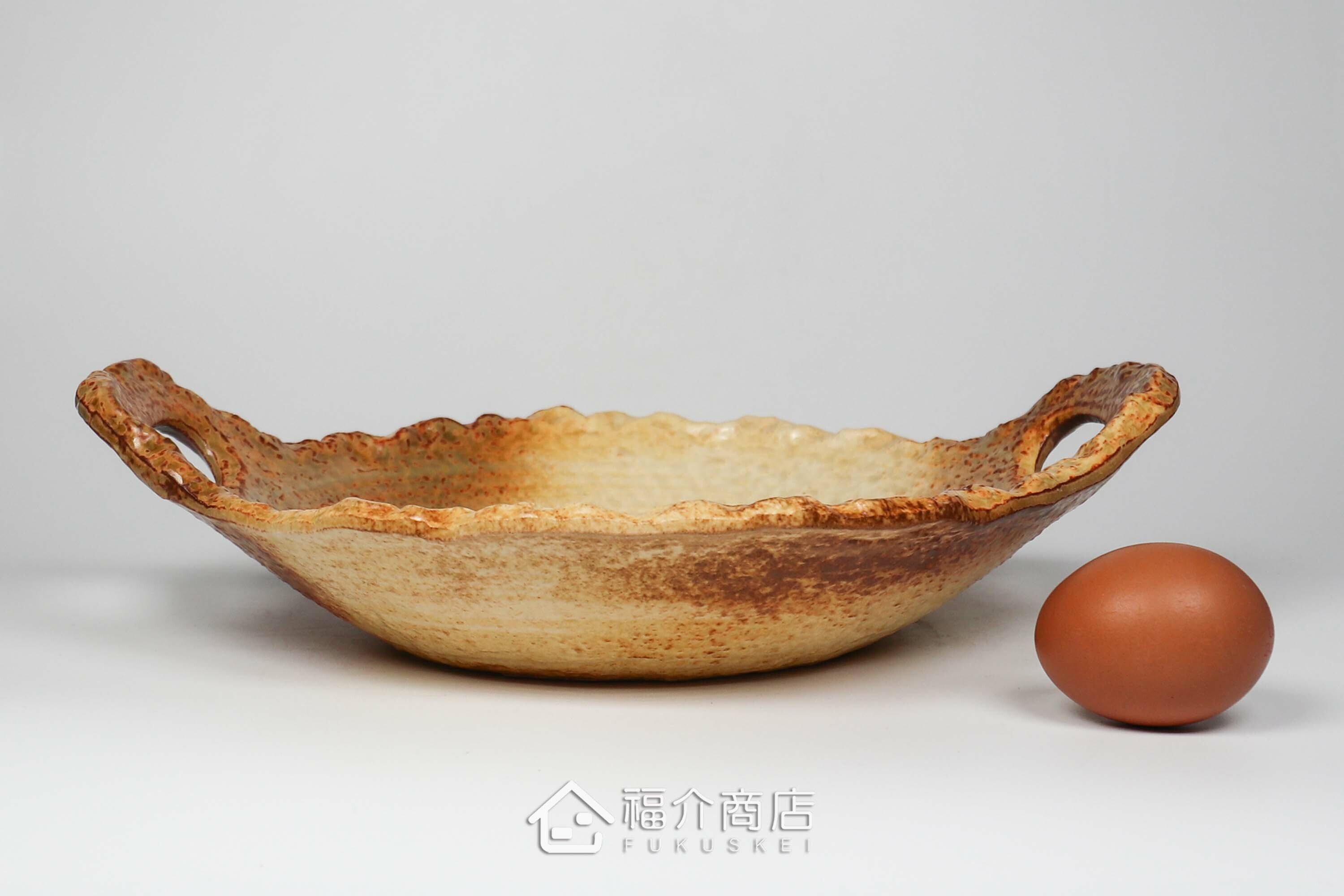 可以直火加熱烹調做煎肉、大阪燒、海鮮料理的耐熱陶盤