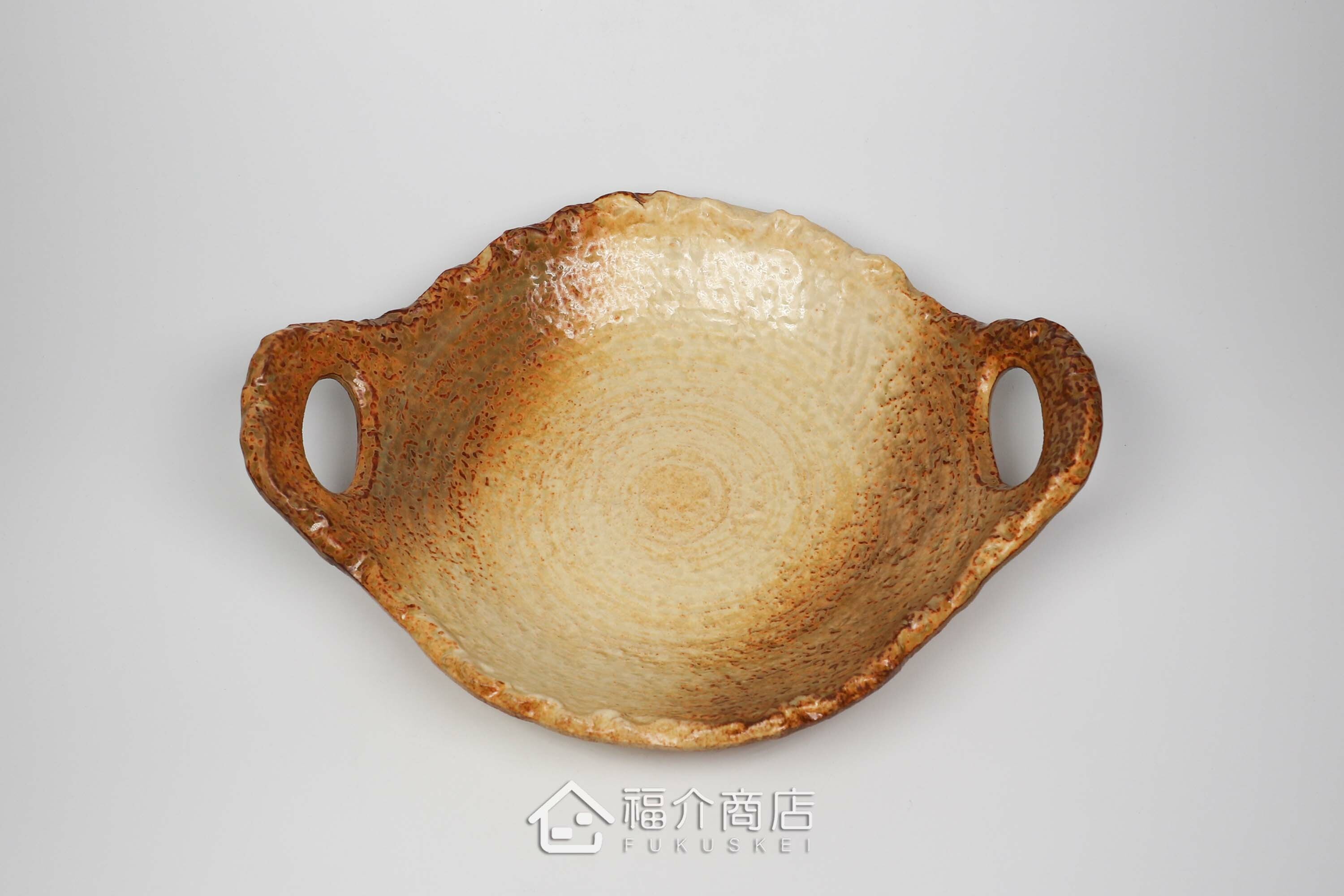 可以直火加熱烹調做煎肉、大阪燒、海鮮料理的耐熱陶盤