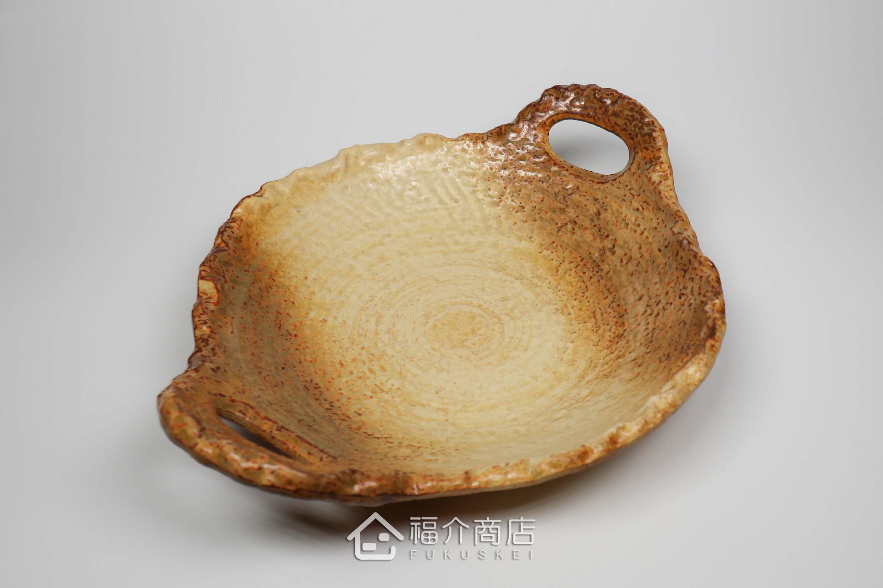 可以直火加熱烹調做煎肉、大阪燒、海鮮料理的耐熱陶盤