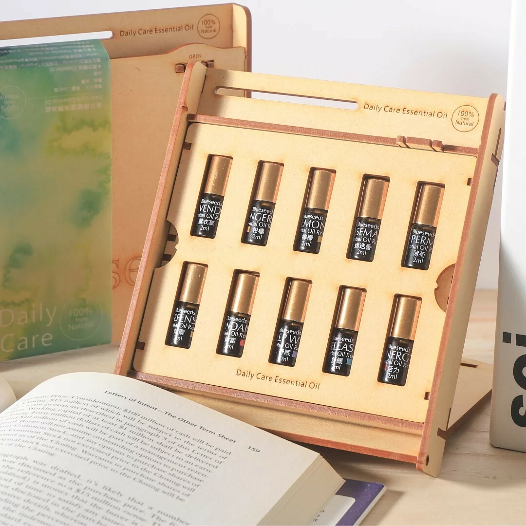 【Blueseeds】每日療癒滾珠精油10支組(2ml*10瓶)