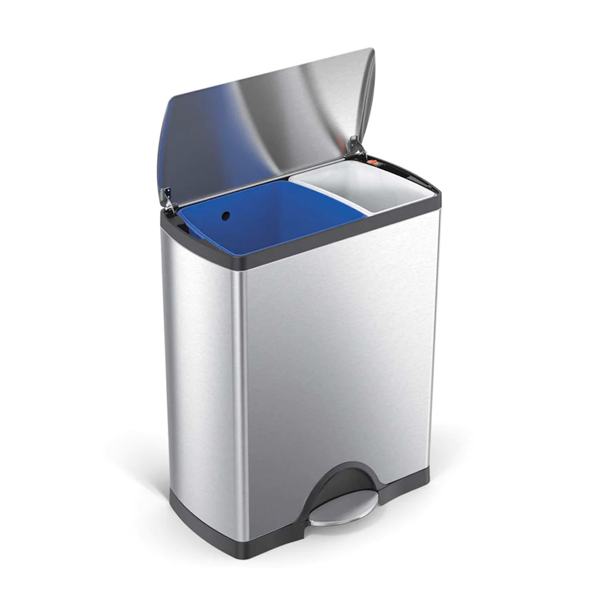 美國品牌SIMPLEHUMAN 46L不銹鋼腳踏垃圾桶【香港行貨】-CW1830