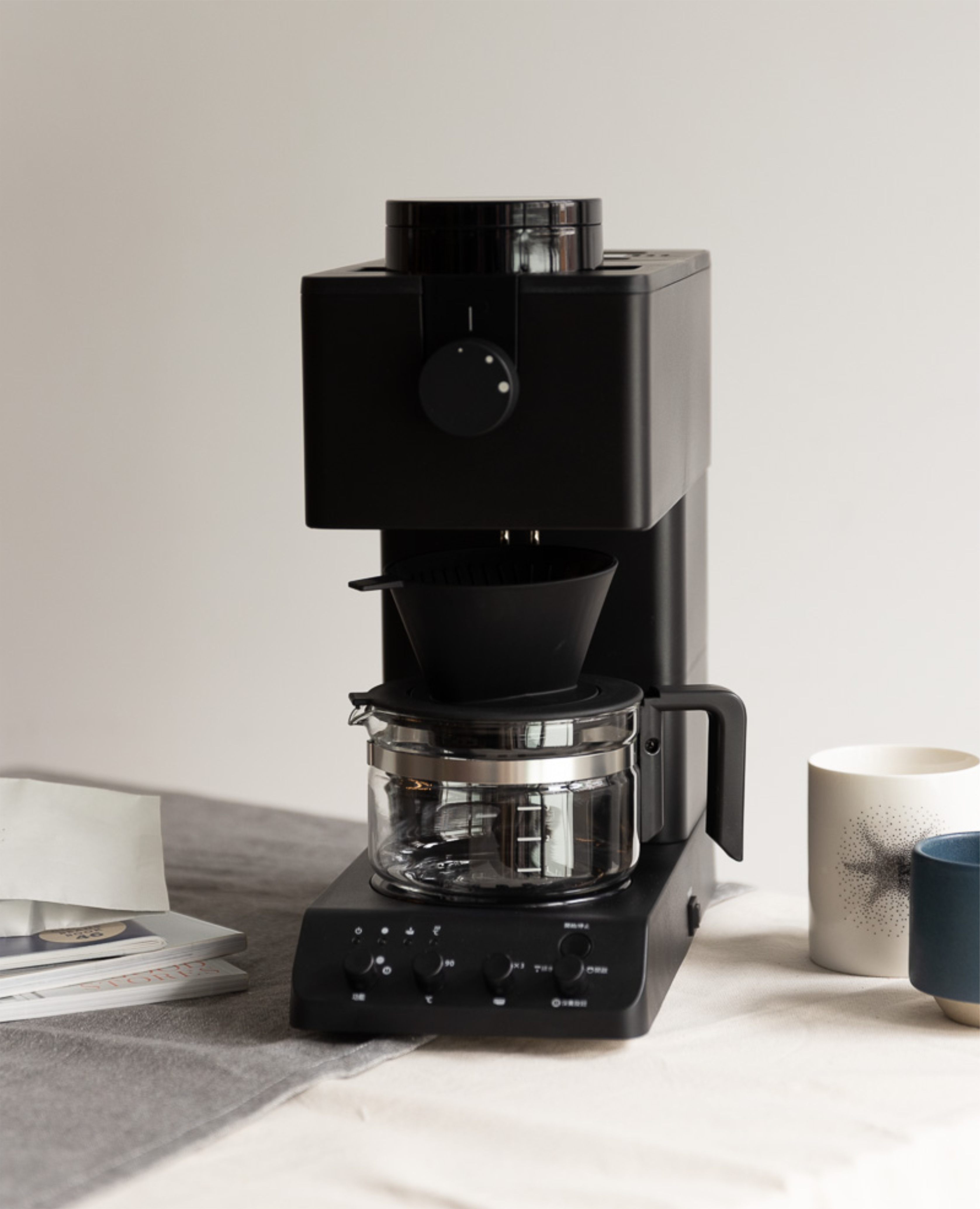 [月付型(新品)出租方案]Twinbird|田口護職人級全自動手沖咖啡機【CM-D457TW】