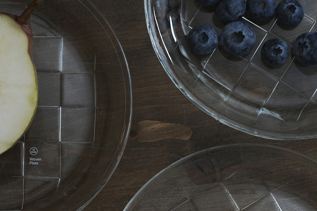 玻璃編織盤,餐盤,玻璃杯,永續回收玻璃