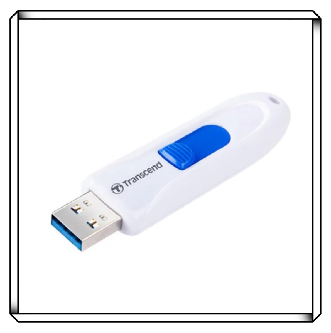 TRANSCEND 創見 JetFlash 790W 32G 64G 128G 256G 512G USB 3.1 Gen1 無蓋設計,吊飾孔(白)隨身碟/487835