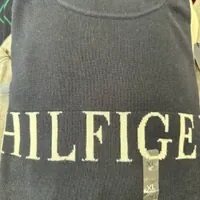 [S] TOMMY HILFIGER BIG LOGO LETTERING T-SHIRT,NAVY, 78J9735-410 (STH587)