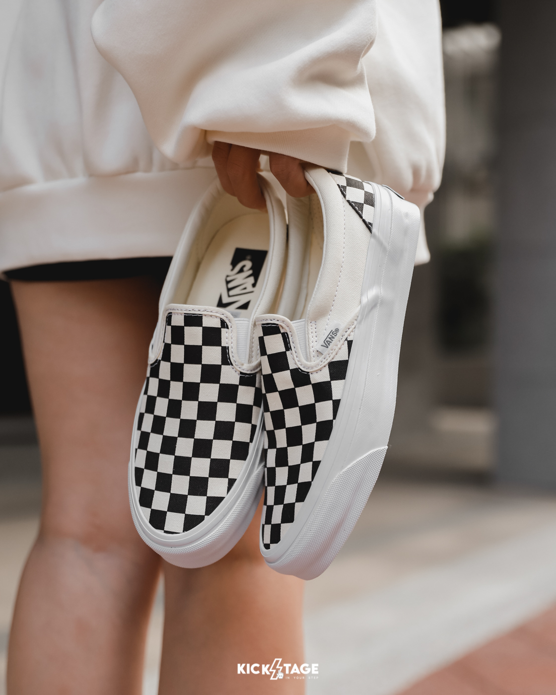 [特價售出無退換] 男女鞋 VANS SLIP-ON REISSUE 98 LX 棋盤格 經典款 基本款 帆布 懶人鞋 休閒鞋【VN000CSE2BO】25SALE