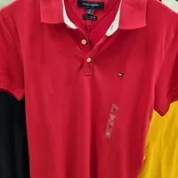 [S] TOMMY HILFIGER SLIM FIT TOMMY POLO,RED, 78J0043-611 (STH589)
