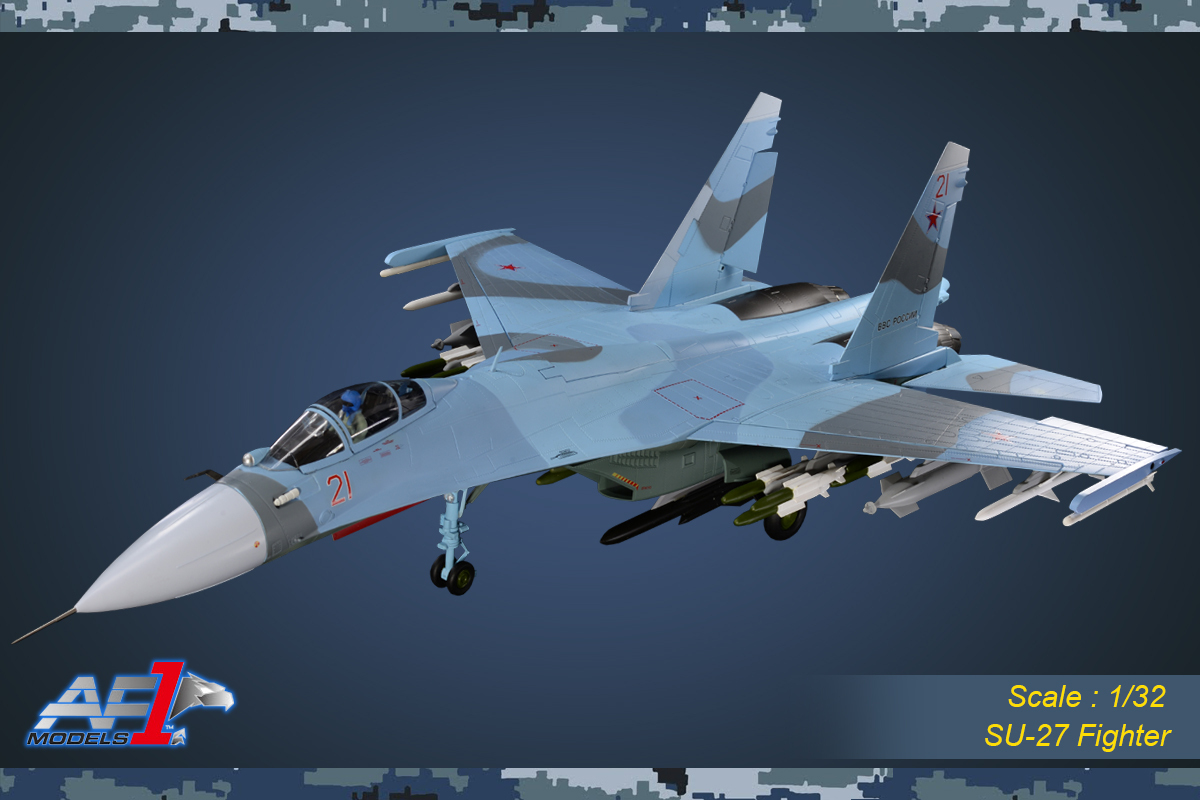 AF1 Model 1/32 Su-27 Fighter 蘇-27戰鬥機 大特價 不設維修