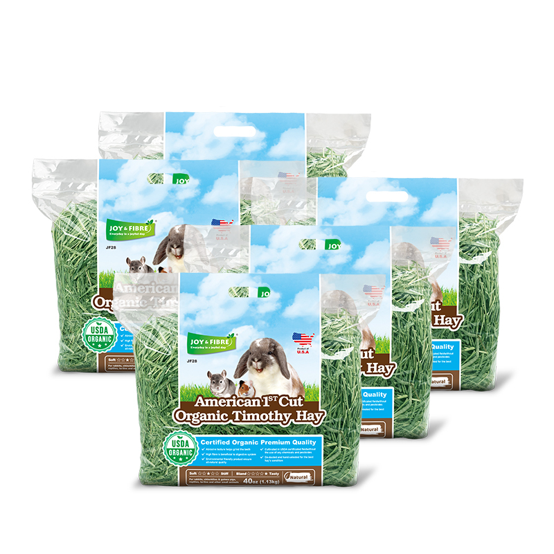 Joy & Fibre美國一割有機提摩西草 - 40oz x5包
