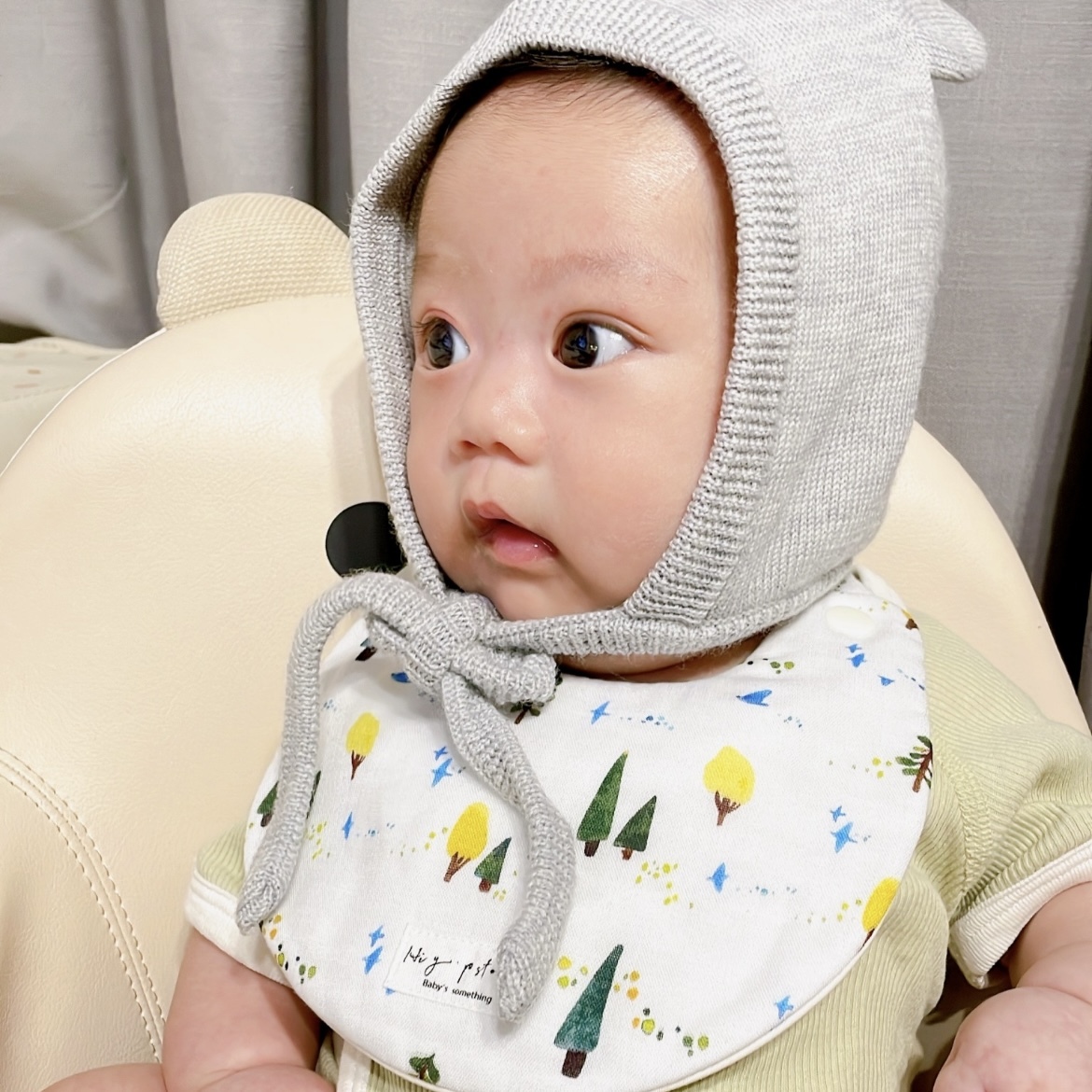 Hi Y.P store-手作圍兜-獨家設計款-鳥語森林