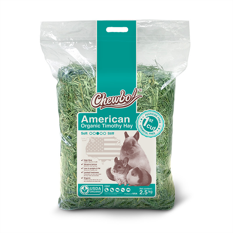 [激荀!] Chewbo 美國有機提摩西草一割 - 2.5kg