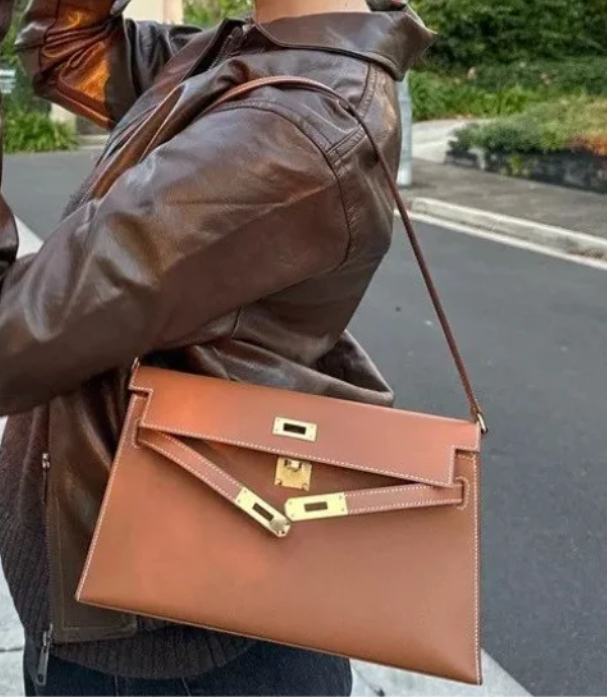Hermes Kelly elan gold 37 金扣