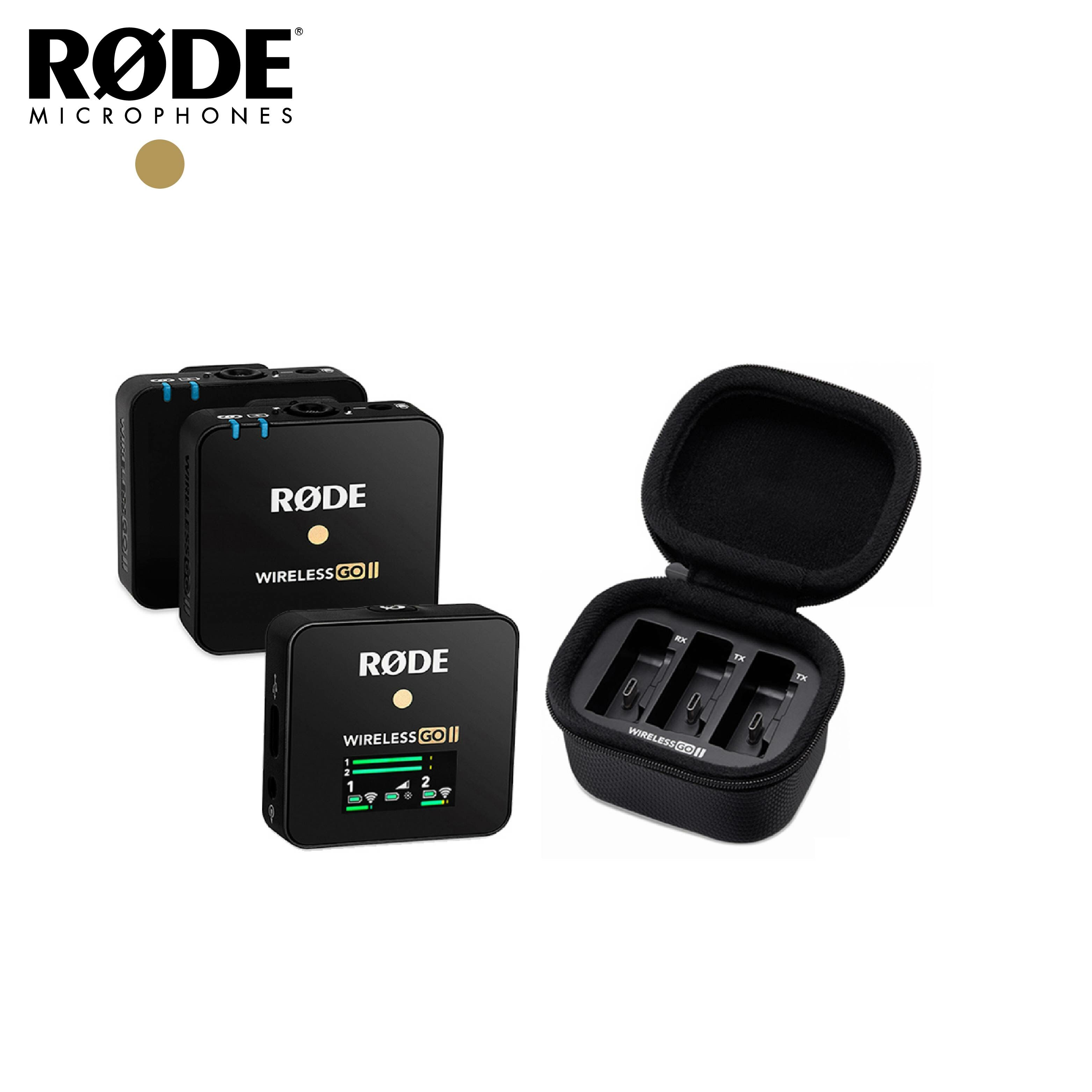 RODE Wireless GO II 一對二微型無線麥克風