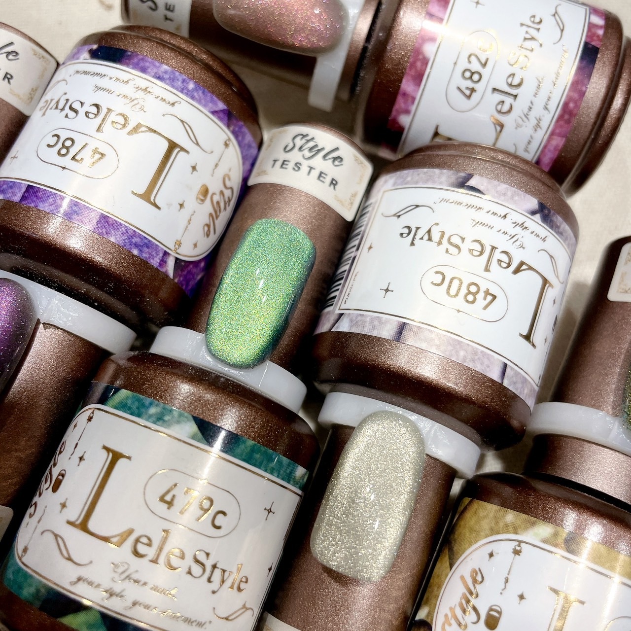 【Lele Style】莉莉膠-黑魔女貓眼 477-482