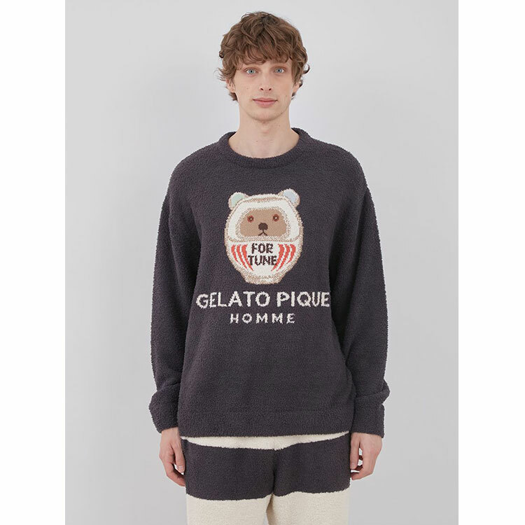 【gelato pique】【HOMME】熊形達摩Baby Moco上衣 PHNT235959