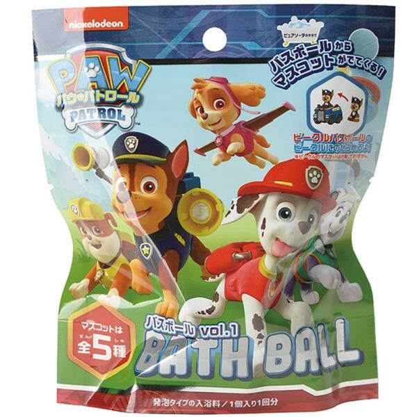 日本直送 Paw Patrol 汪汪隊炭酸入浴料 浴球-蘇打香味