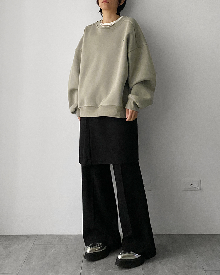 MFT-2454 簡約繡字衛衣