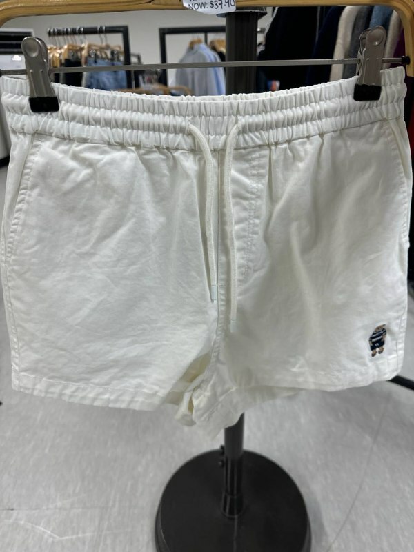 [K] WHO.A.U WOMEN'S STEVE BASIC SHORT,IVORY, WHTHD3791F01-IVORY (KWAU250)