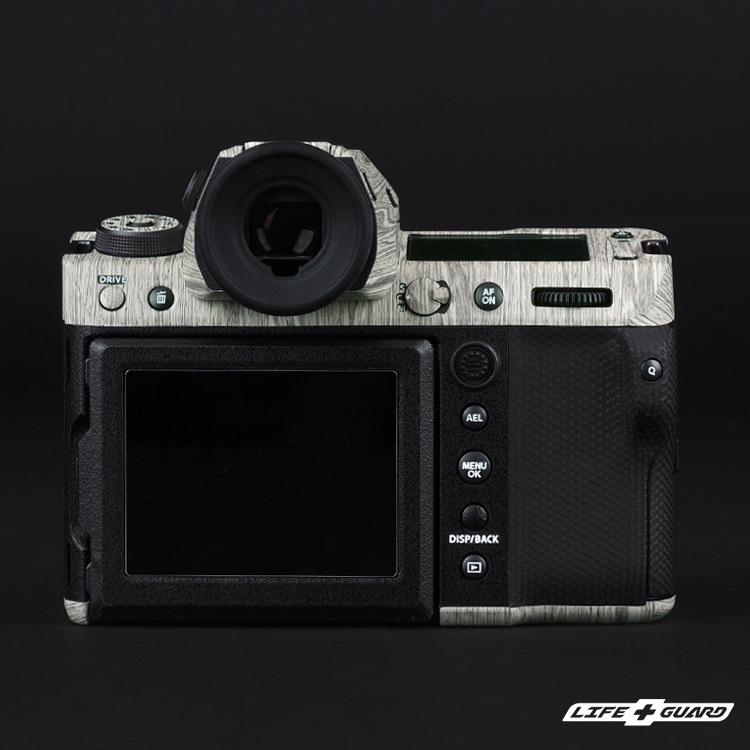FUJIFILM GFX 100 II 貼膜商品圖，LIFE+GUARD 專機專屬設計開版