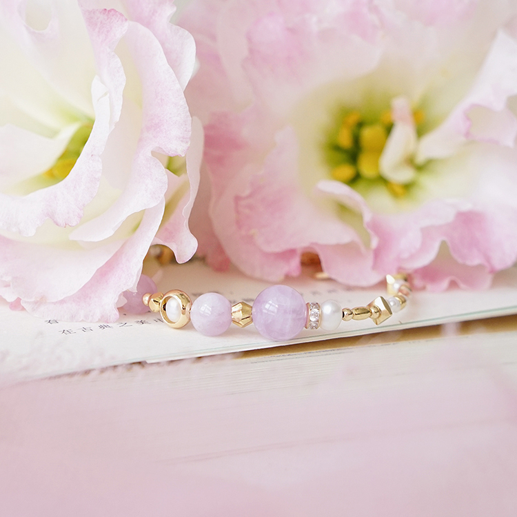 模仿的輪廓 – 紫鋰輝石 – 手鍊