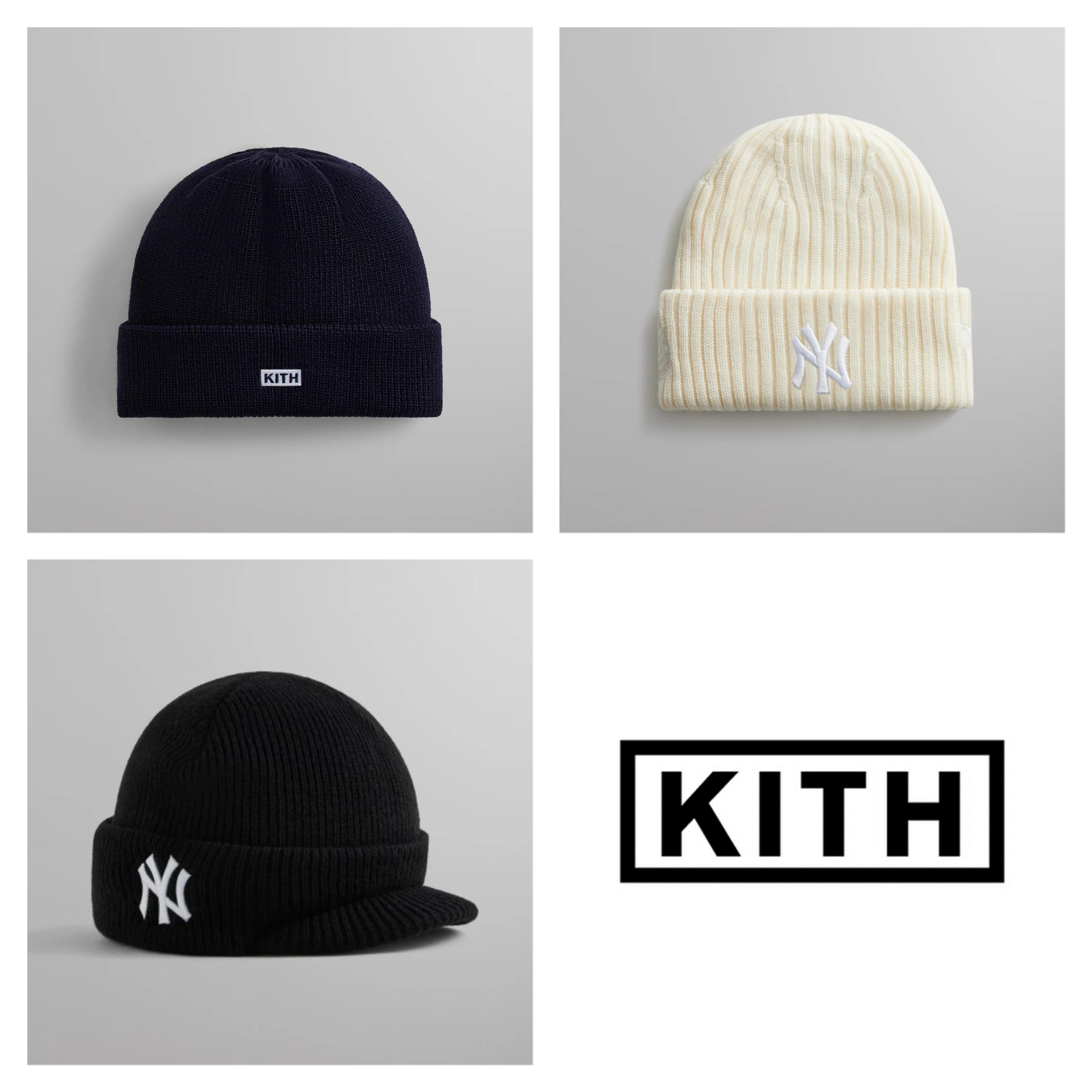 2025AW KITH NEW ERA 紐約 洋基 MLB Classic Beanie 小金牌 遮陽 毛帽 帽子 3款 現貨