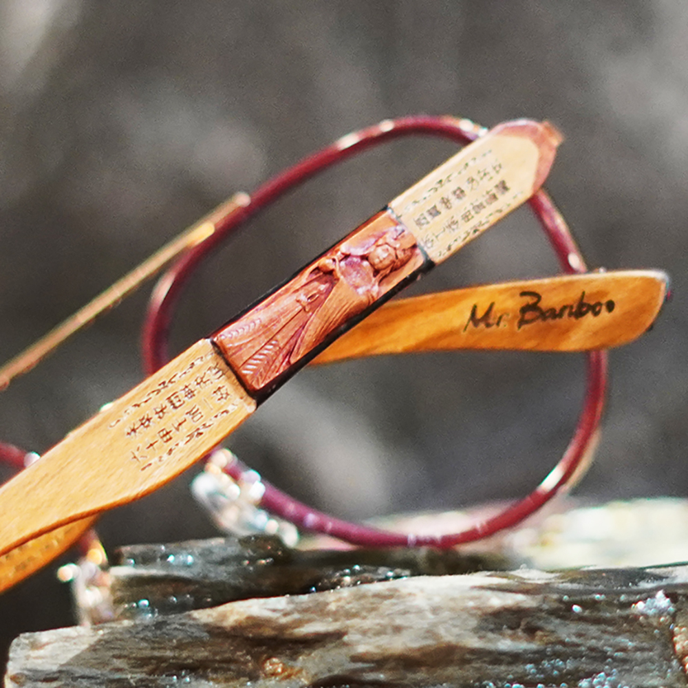 【Mr.Banboo】 大甲媽 工藝眼鏡  ( 鎮瀾紅 - 光學框 ) (廠商直出、不參加免運及滿額贈優惠)