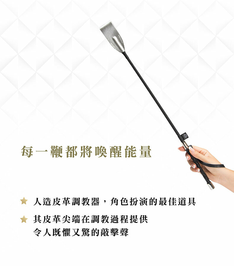 格雷的五十道陰影|Sweet Sting 銀白馬鞭|BDSM道具