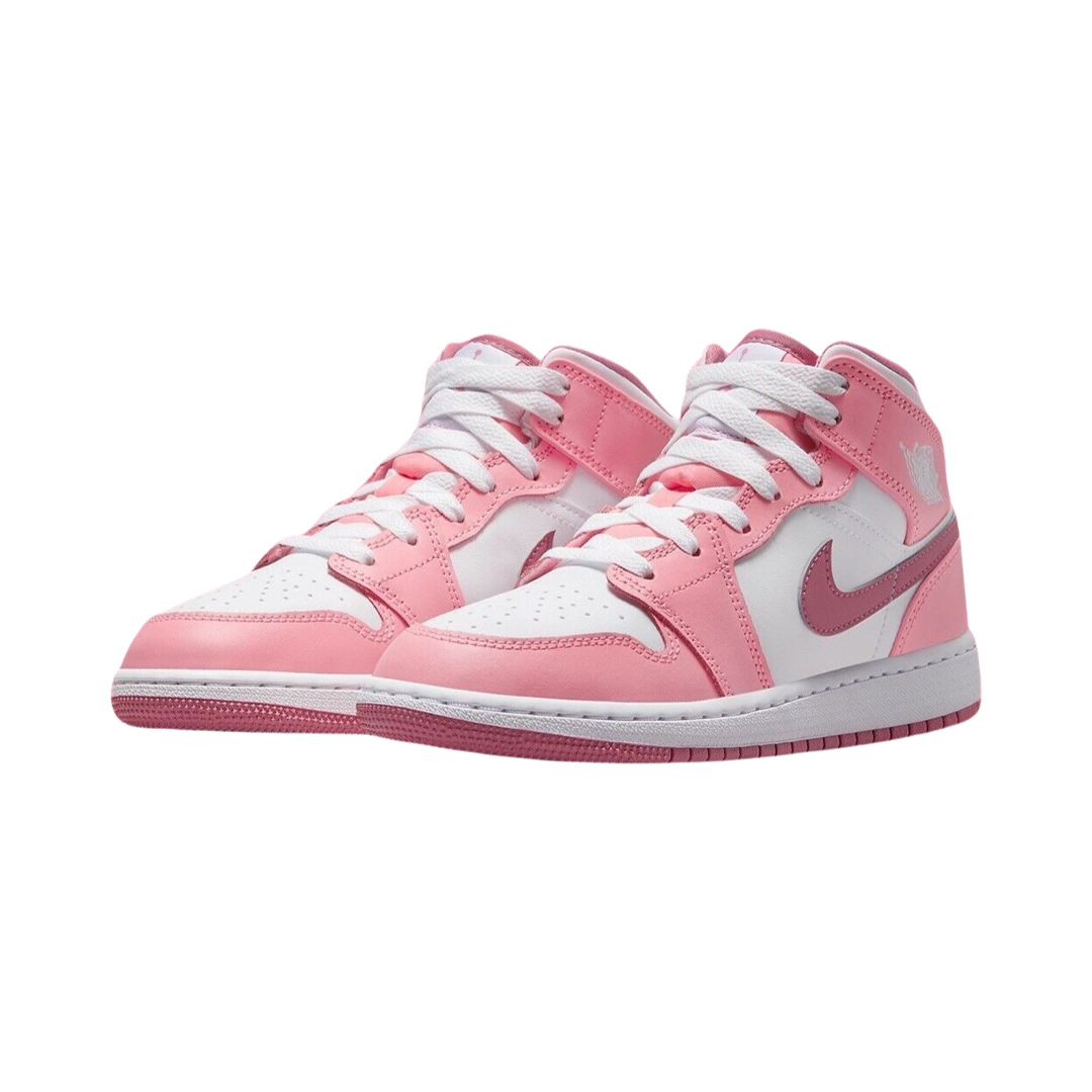 [In-Stock] Air Jordan 1 Mid Valentine's Day (GS) DQ8423-616