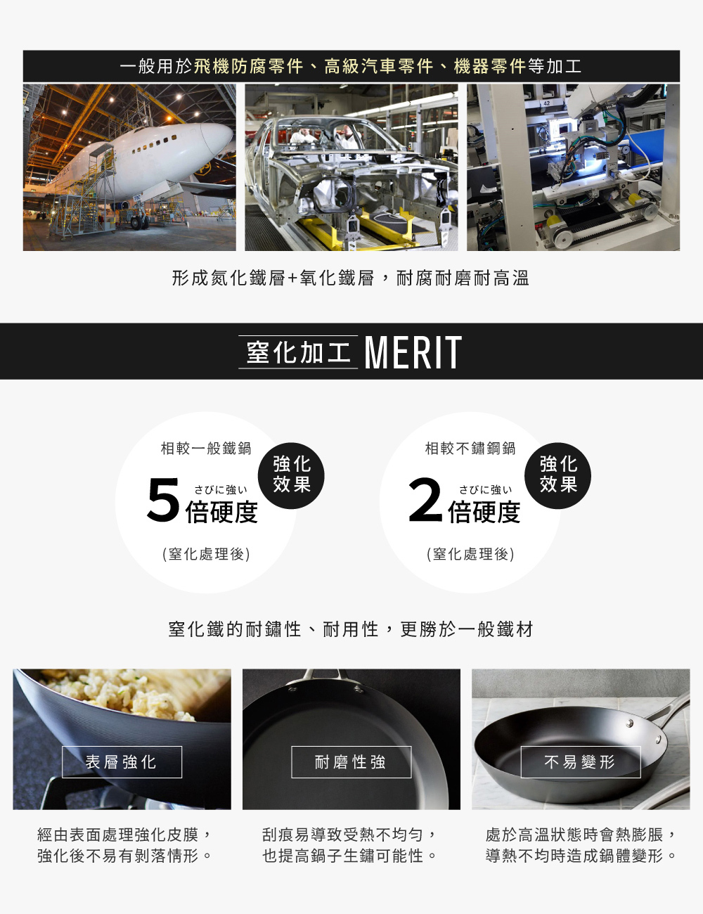 《VitaCraft》Super Iron系列 無塗層單柄平底鍋