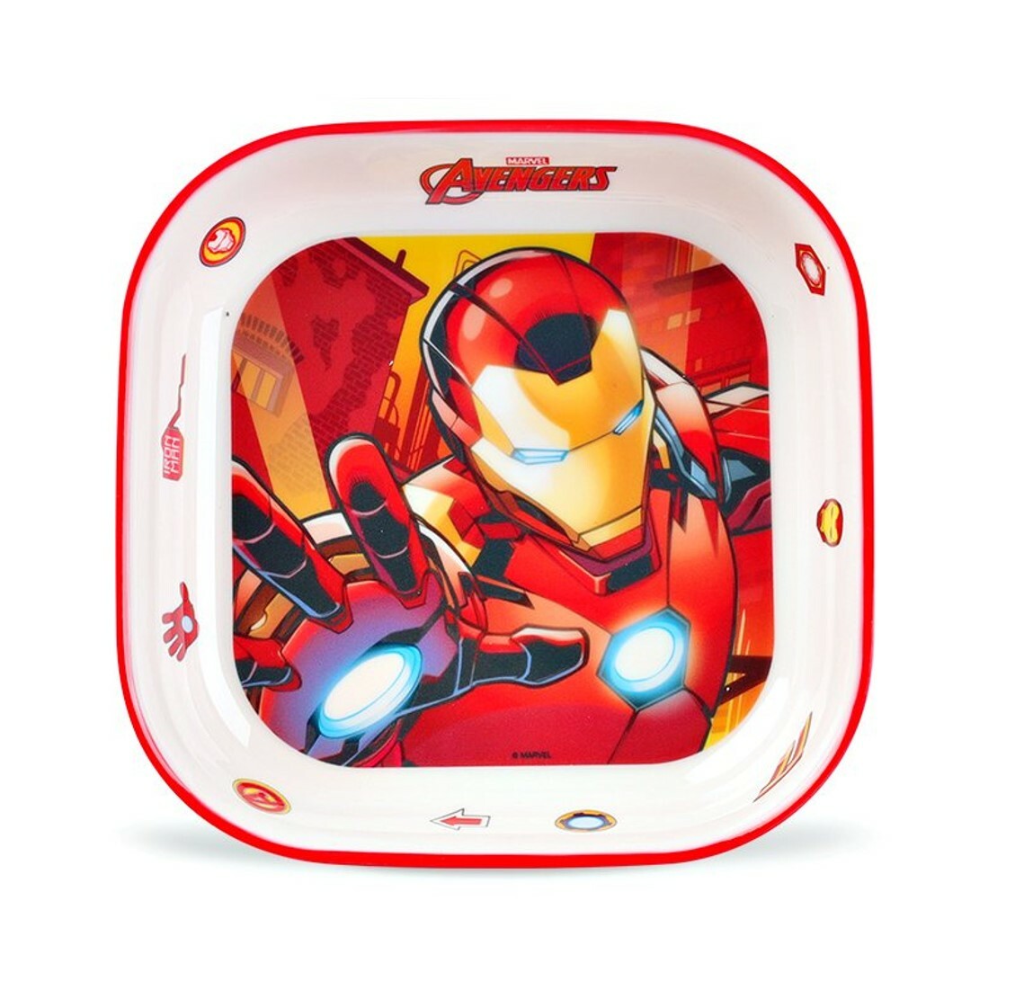 MARVEL 兒童方形碟 | 鐵甲奇俠 (科學瓷)