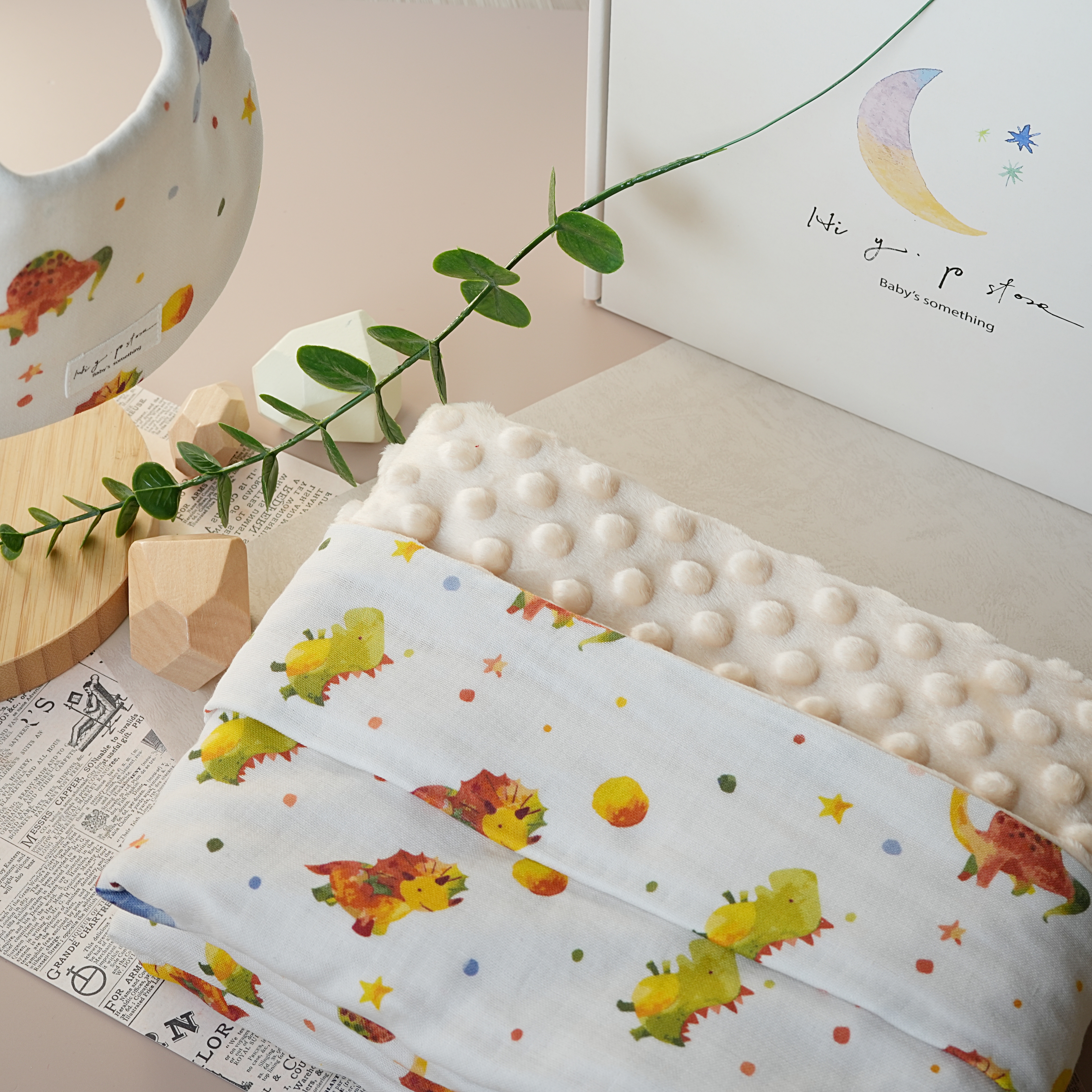 Hi Y.P store-舒眠毯-獨家設計款-恐龍星球