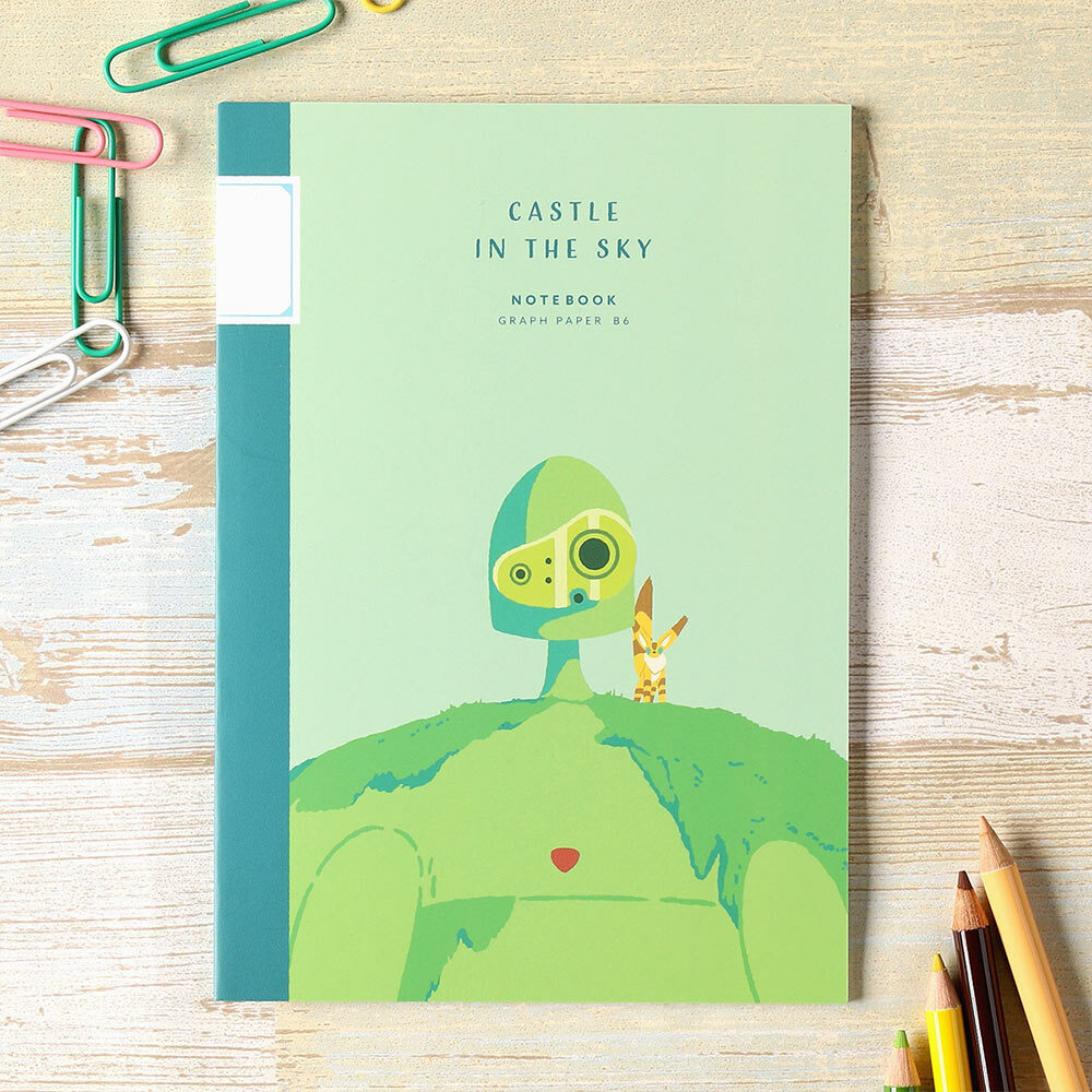 B6記事本 天空之城 機器人兵圖案