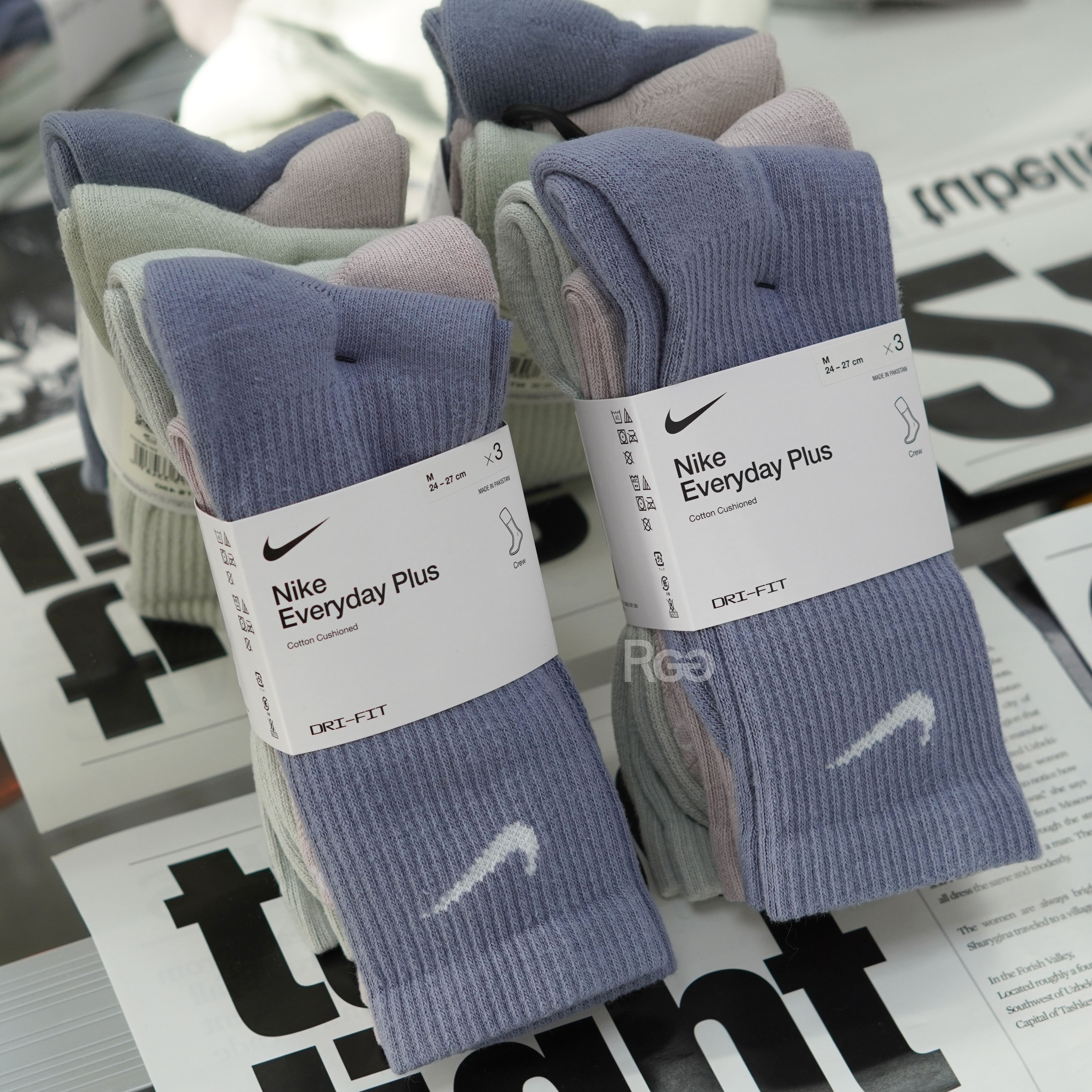 Nike Everyday Plus 莫蘭迪色系中筒襪 (SX6888-933)