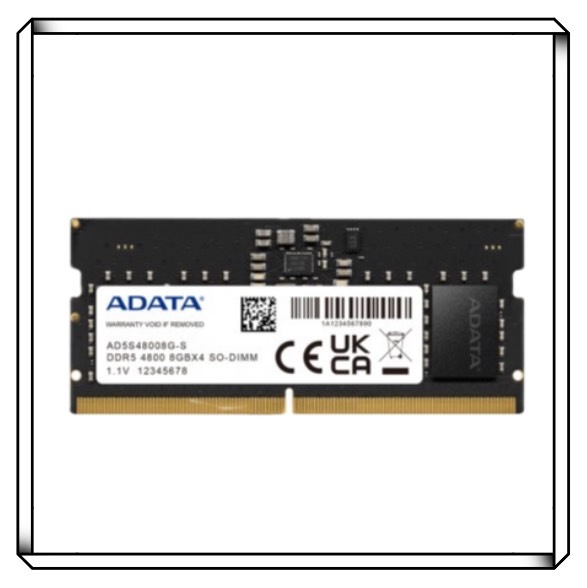 ADATA 威剛 DDR5 4800 8GB / 16GB RAM 筆記型電腦記憶體 AD5S4800