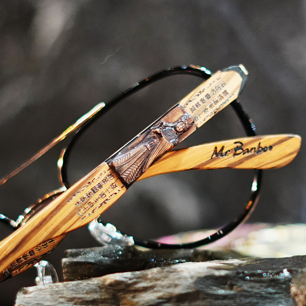 【Mr.Banboo】 大甲媽 工藝眼鏡 ( 默娘黑 - 光學框 ) (廠商直出、不參加免運及滿額贈優惠)