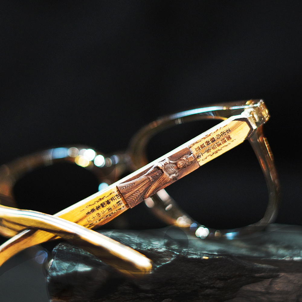 【Mr.Banboo】 大甲媽 工藝眼鏡 ( 透明茶 - 光學框 ) (廠商直出、不參加免運及滿額贈優惠)