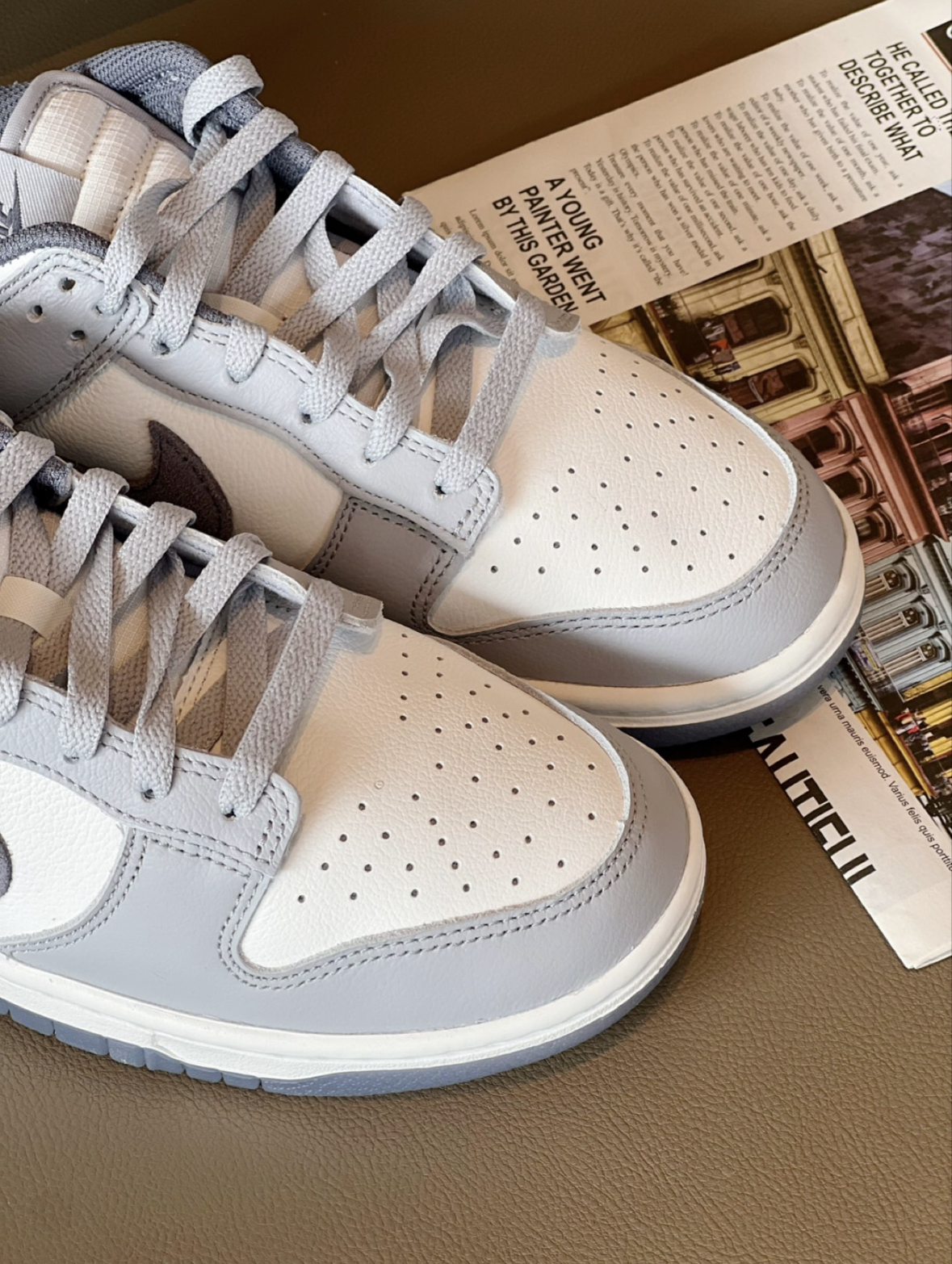 【代購】Nike Dunk Low SE 煙灰紫晶透膠底 FJ4188-100