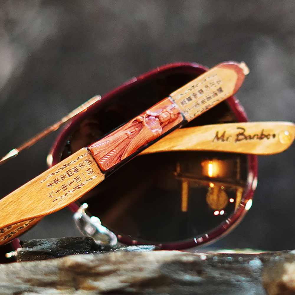 【Mr.Banboo】 大甲媽 工藝眼鏡 ( 鎮瀾紅 - 墨鏡 ) (廠商直出、不參加免運及滿額贈優惠)