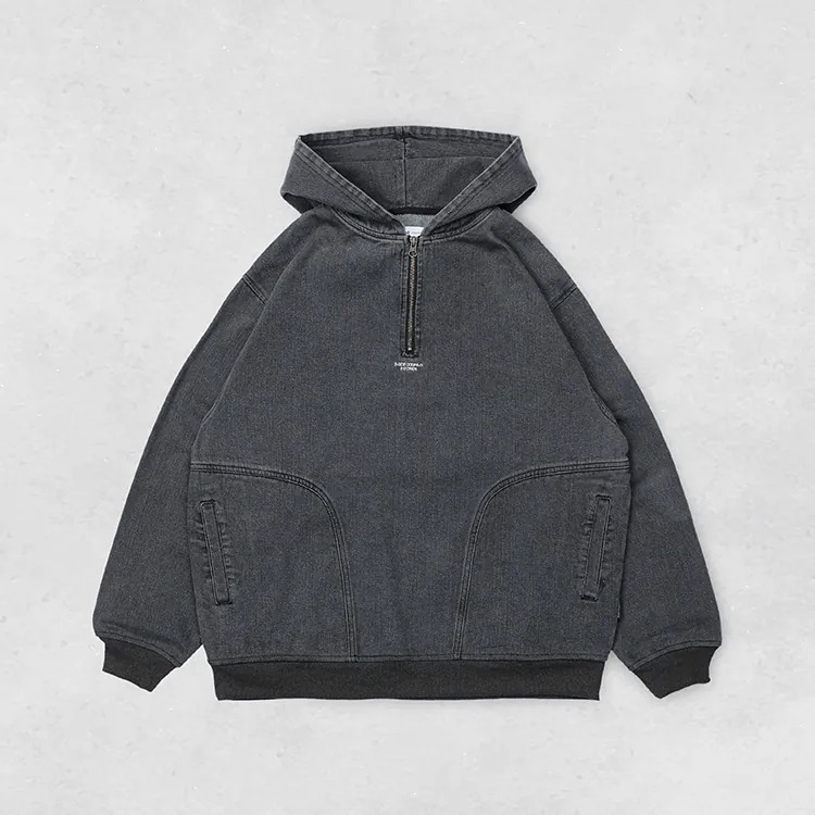 B-SIDE HALF ZIP PULLOVER HOODIE