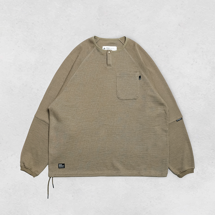 B-SIDE WAFFLE LONG SLEEVE TEE