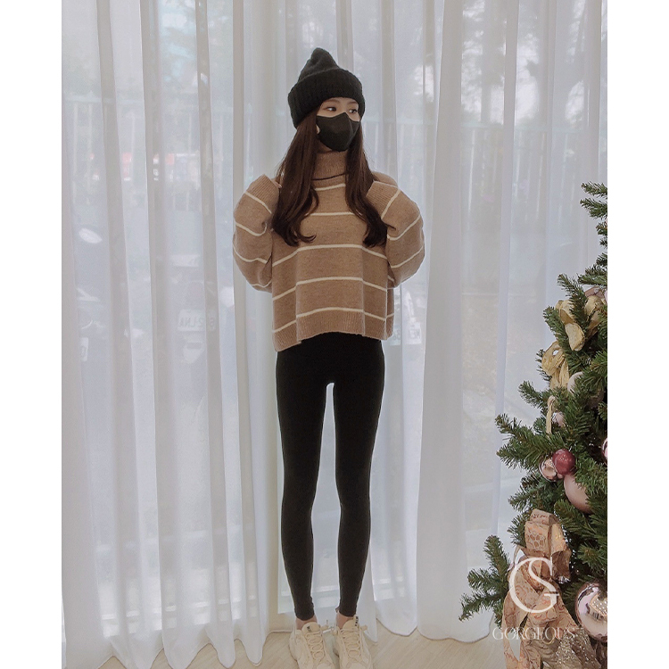 G9235 現貨 「GG ARC輕刷毛美臀瘦腿褲」