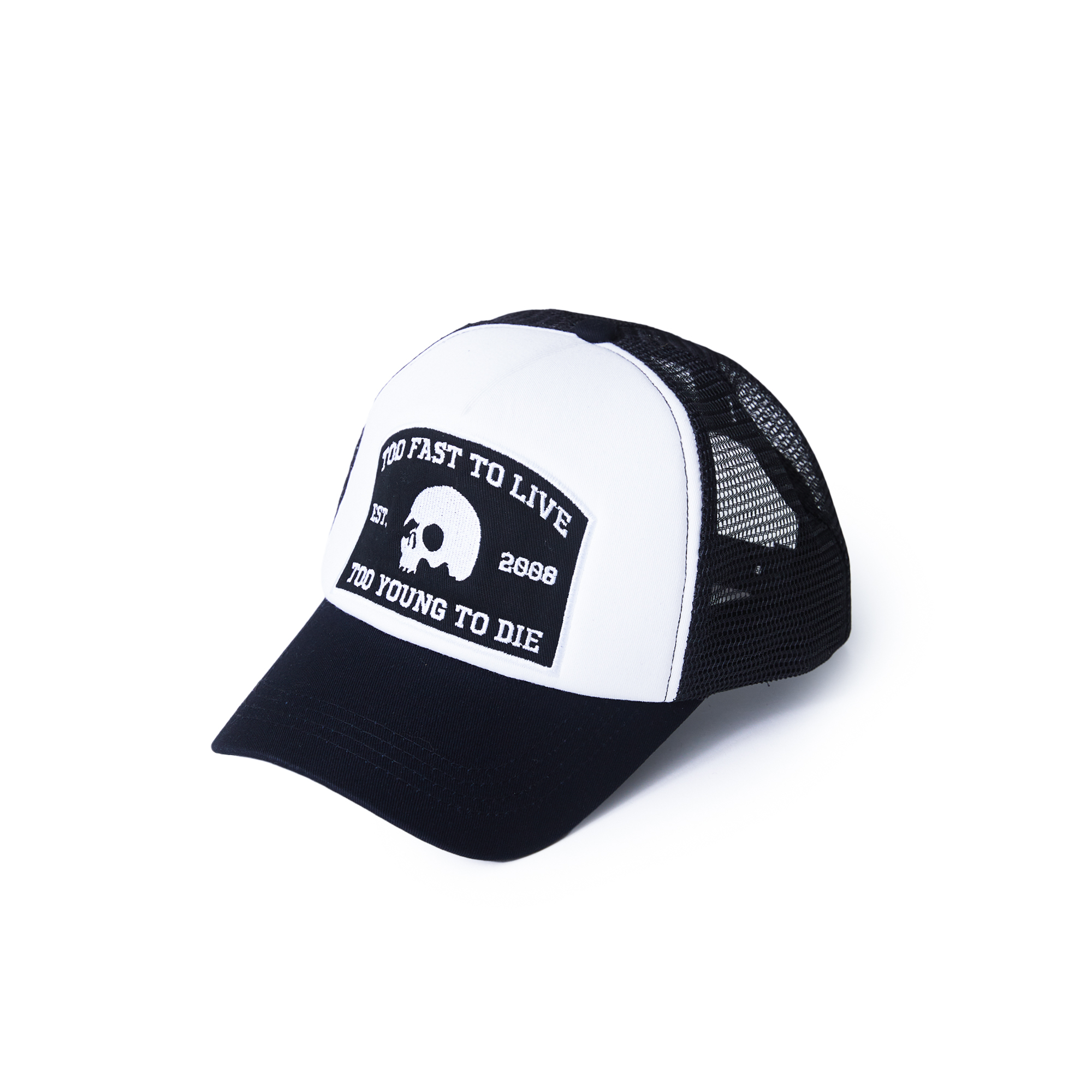 AES Too Fast To Live Patch Trucker Hat