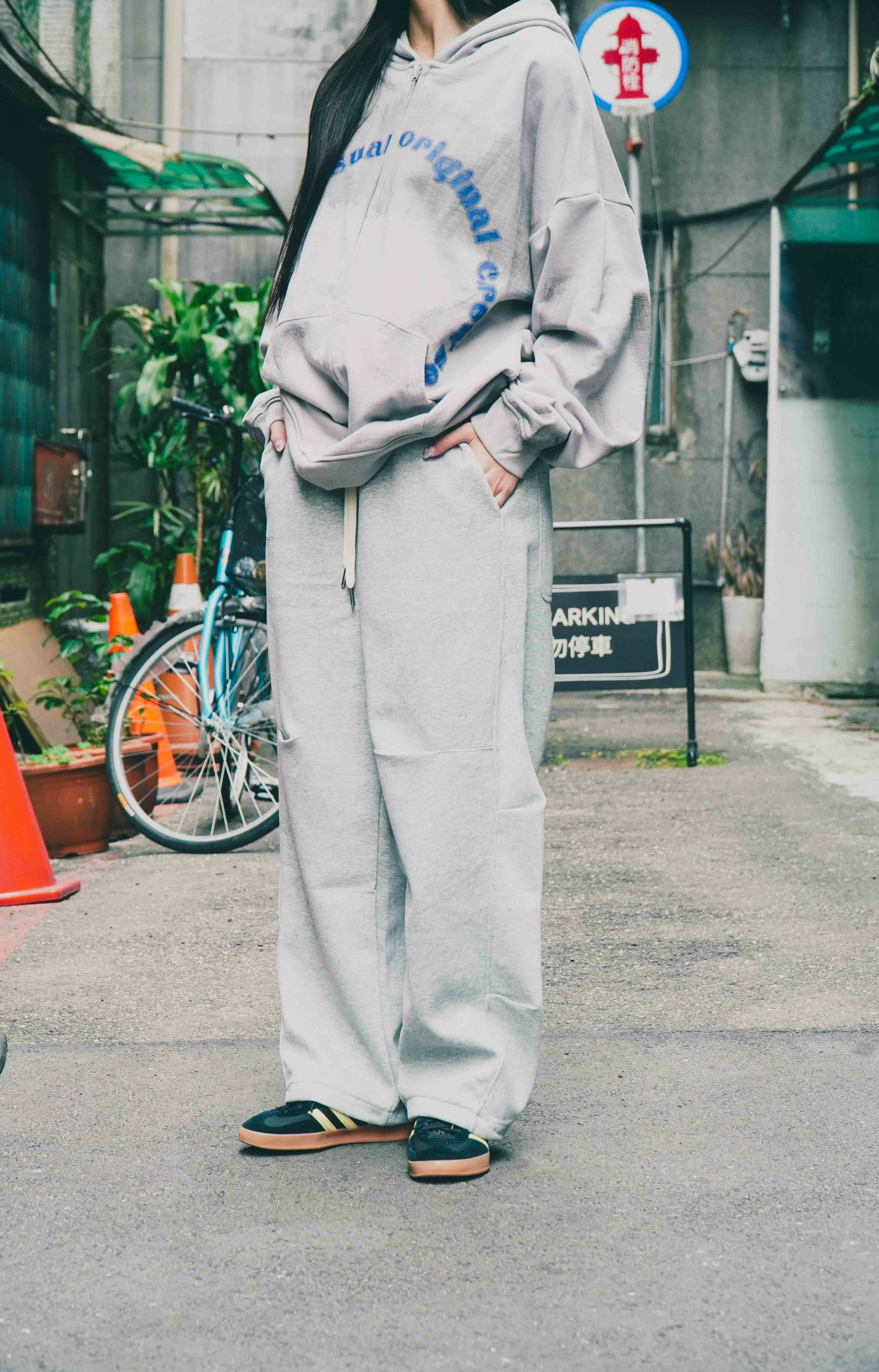 『Always_Good』立體剪裁 皺褶 保暖 刷毛 棉褲