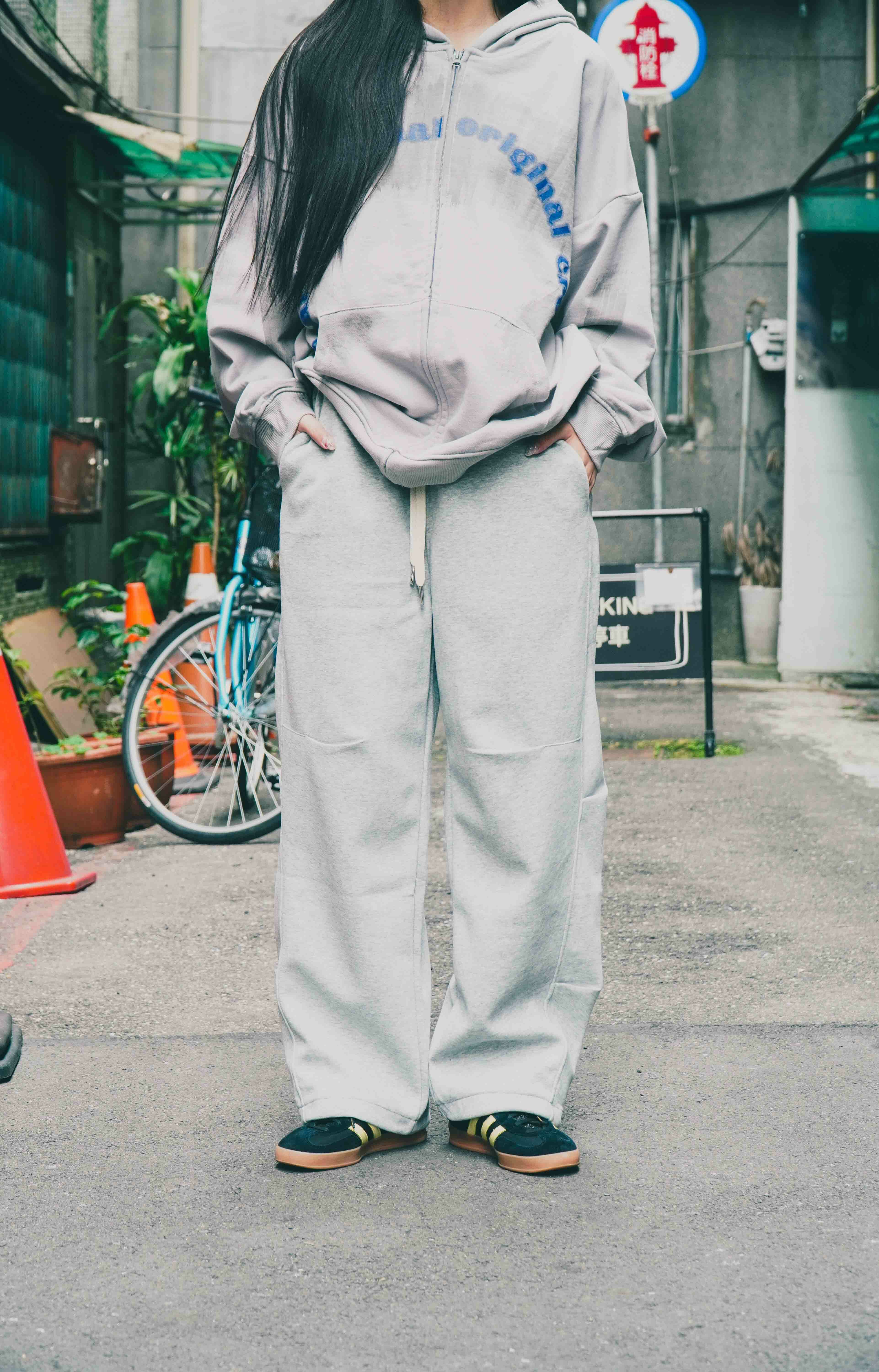 『Always_Good』立體剪裁 皺褶 保暖 刷毛 棉褲