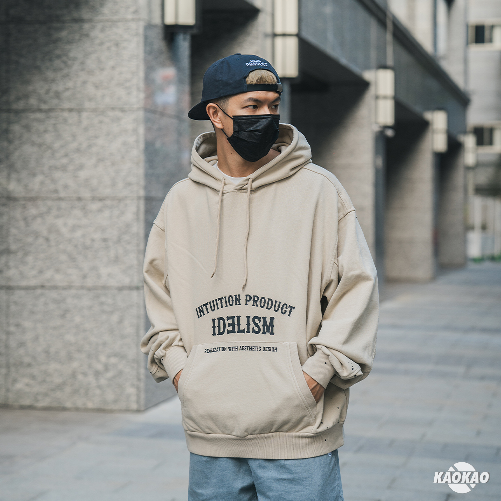 idealism IDE 潑漆連帽衛衣 Spatter Hoodie23【ID23059】